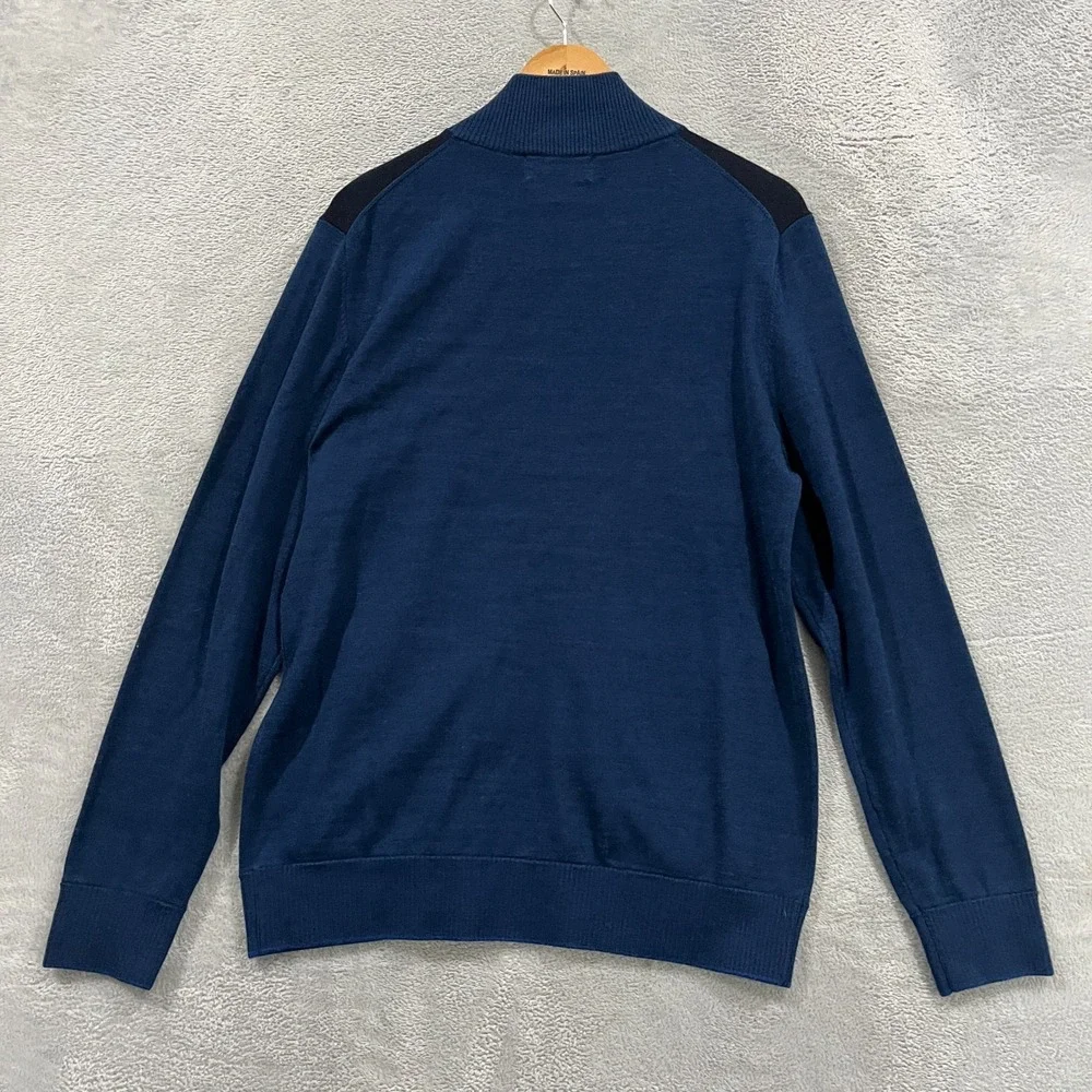 Alaska Airlines Luly Yang Full Zip Jacket Mens Medium Long‎ Sleeve Wool